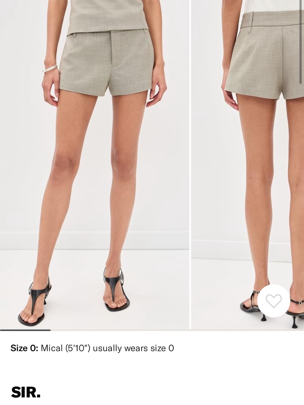 SIR. Solene Mini Shorts